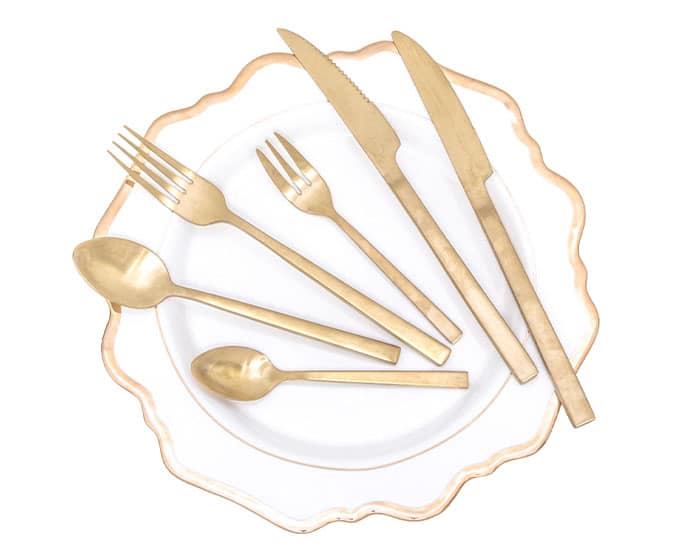 Flatware by Lovely Luxe Rentals