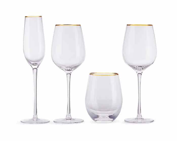 Glassware by Lovely Luxe Rentals