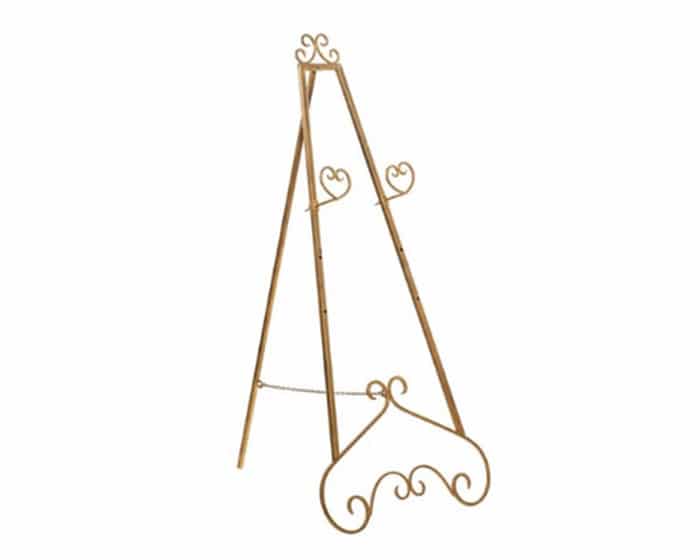 Gold Easel Lovely Luxe Rentals